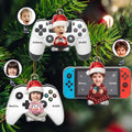 Custom Photo Kids Teens Gamer - Personalized Custom Shaped Acrylic Ornament