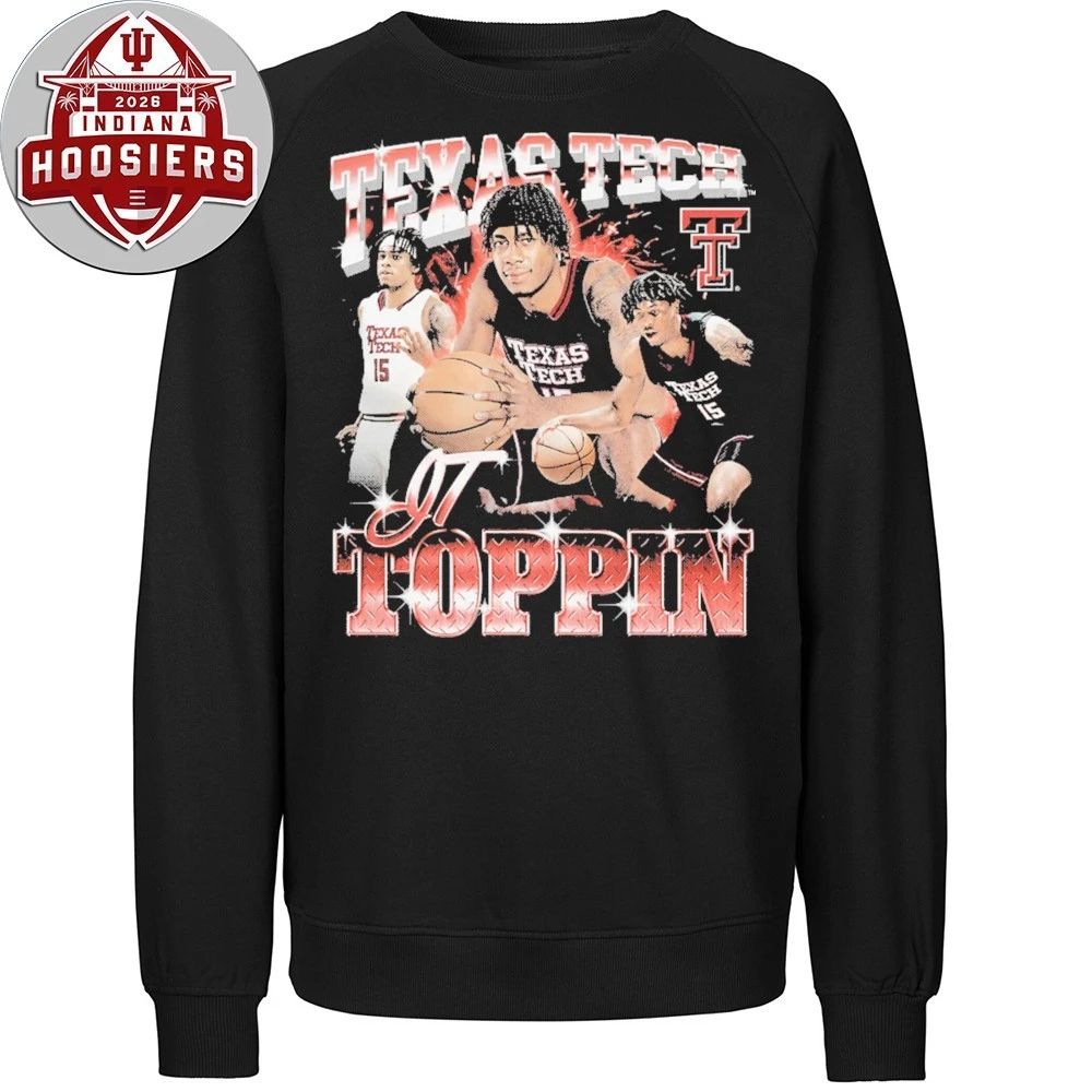 Texas Tech Basketball Official NIL JT Toppin 90s Shirt