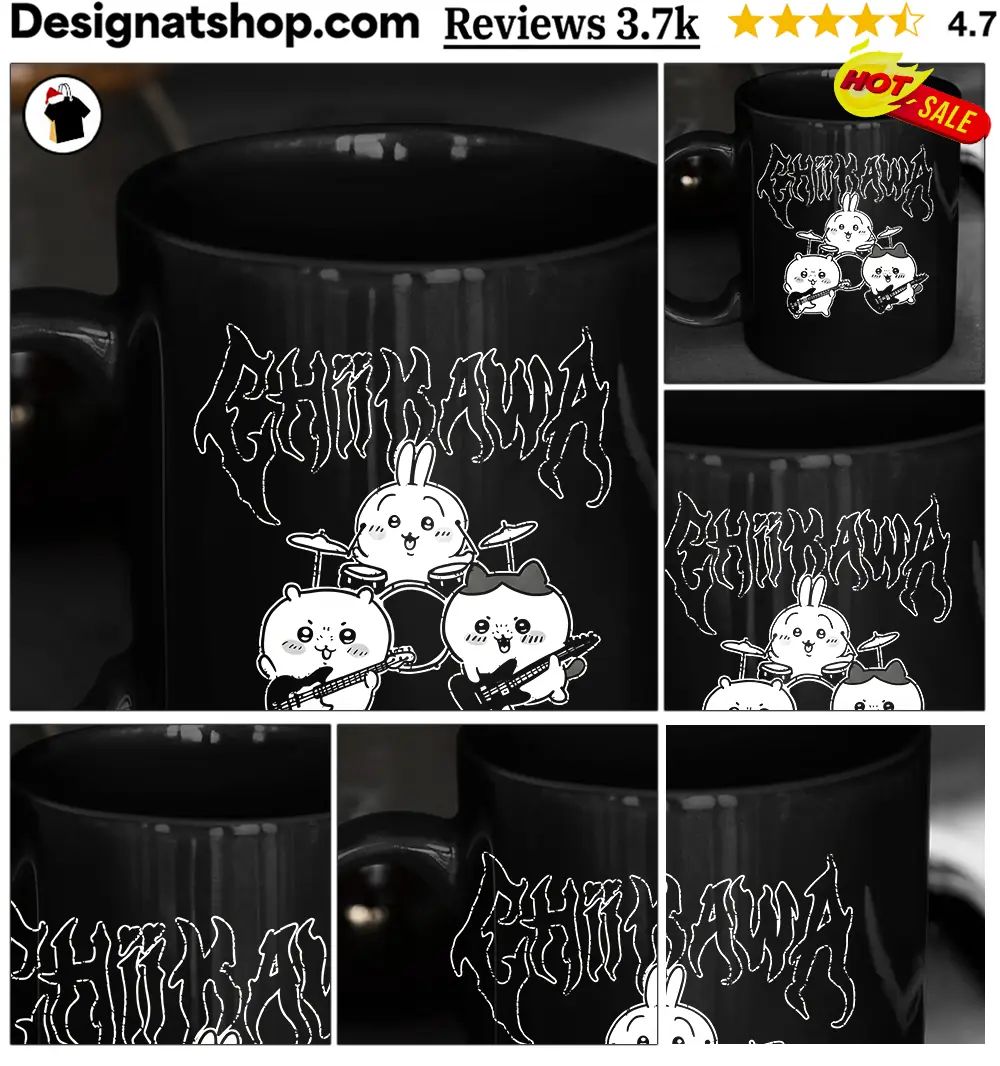 Metal Chiikawacute shirt
