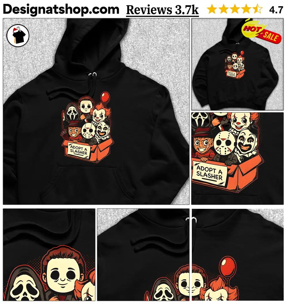 Adopt A Slasher Horror Characters Halloween shirt