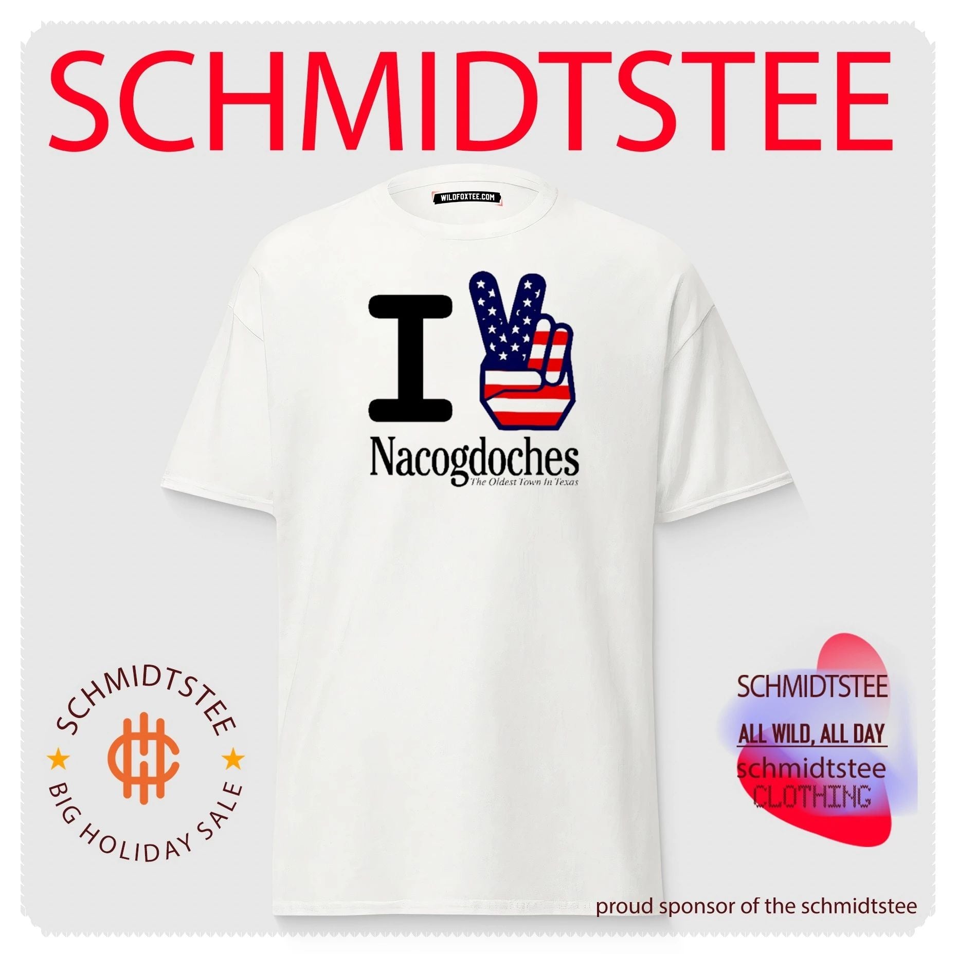 I Love Nacogdoches The Oldest Town in Texas Clint Dempsey shirt