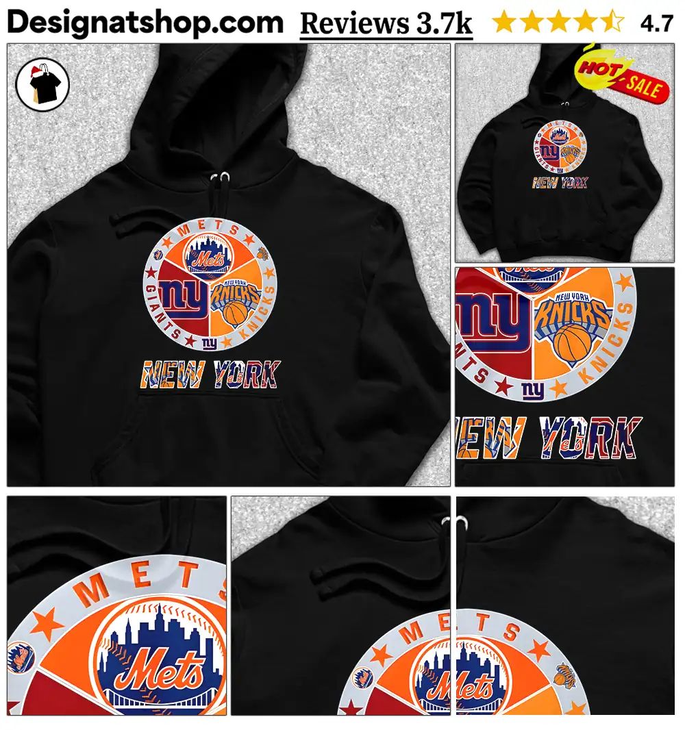 New York Mets Giants Knicks sports Met Giants Knicks shirt