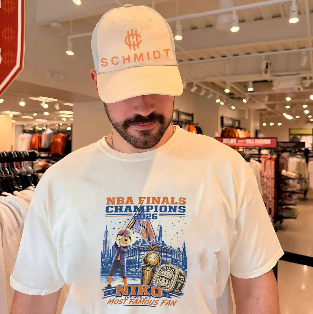 NBA Finals 2026 NY Knicks Niko the World’s most famous fan shirt