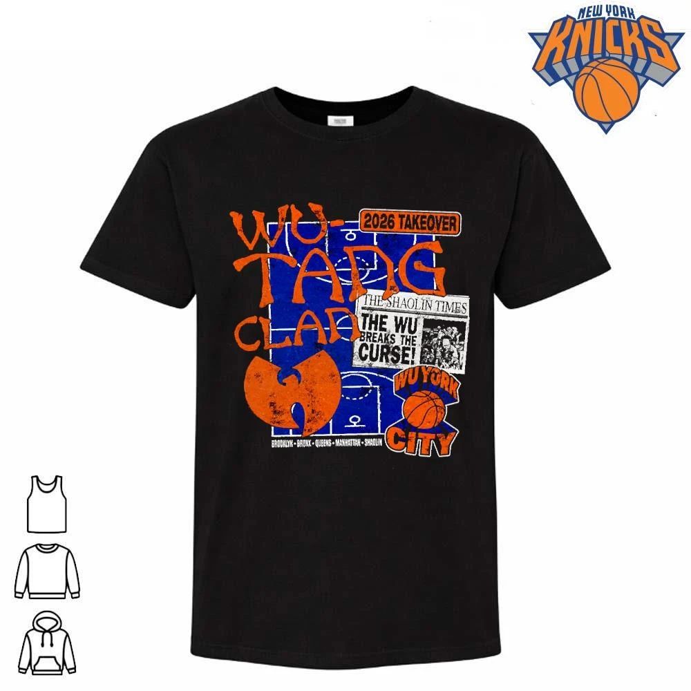 Wu Tang Clan 2026 Takeover Wu York City Basketball Court Grunge Shirt