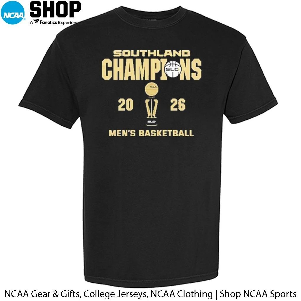 Southland Conference Champions 2026 Men’s Basketball Official Locker Room T-Shirt