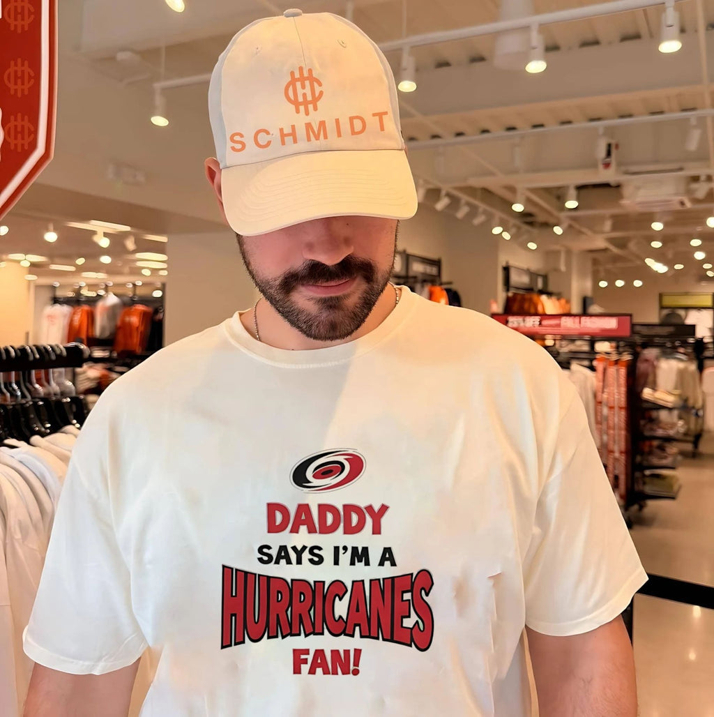 Daddy says I’m a Carolina Hurricanes fan shirt