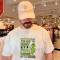 It Is Never Too Late to Be What You Want Unless You Want to Be Younger Grinch shirt