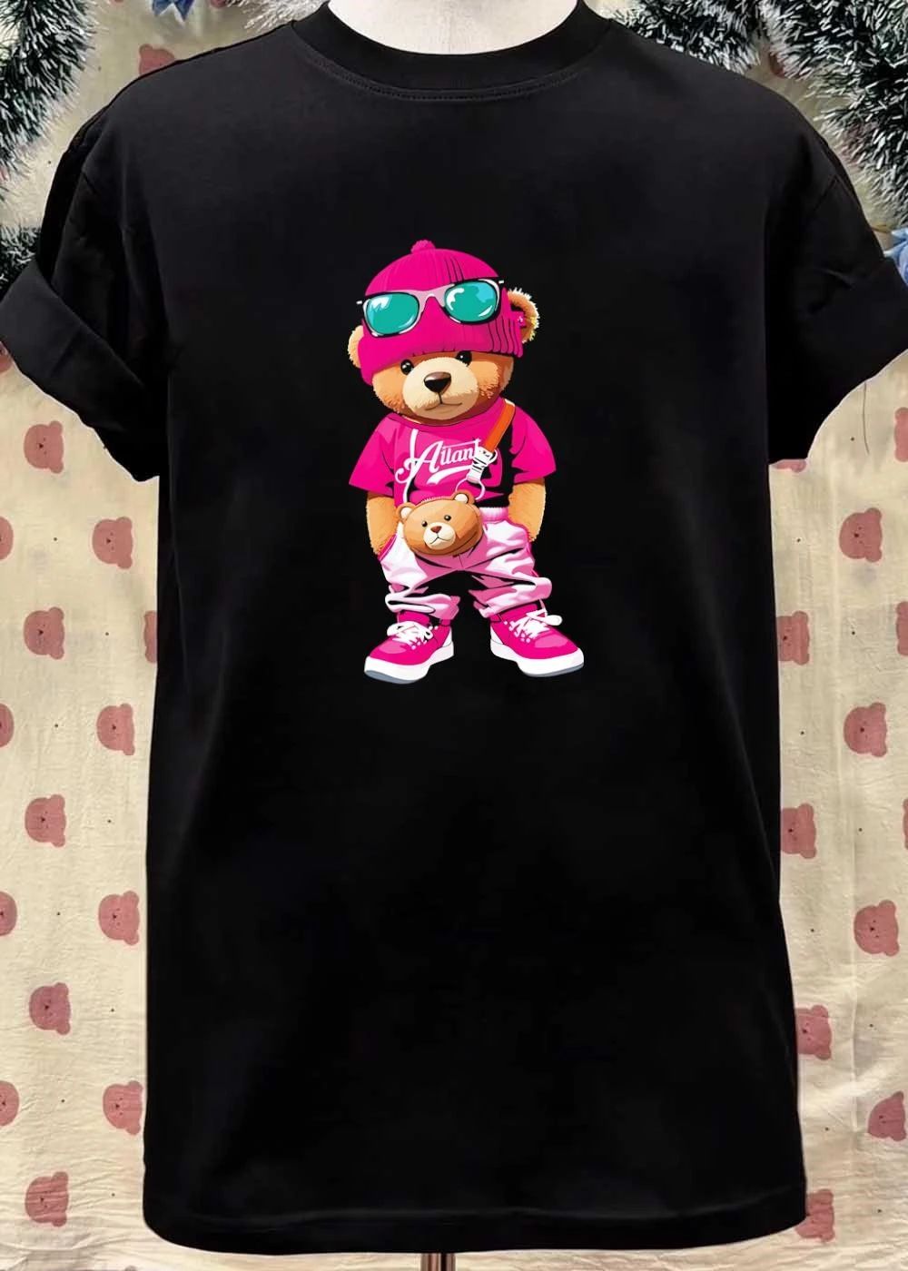 Stylish Bear Streetwear Outfit Ailan Teddy Bear Shirt