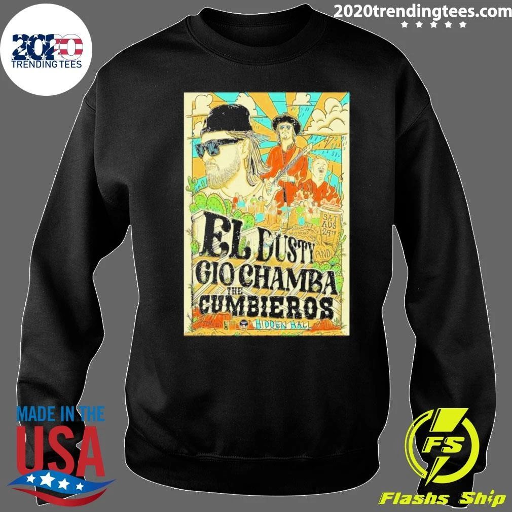 El Dusty And Gio Chamba Aug 29 2026, Seattle Wa Poster Shirt