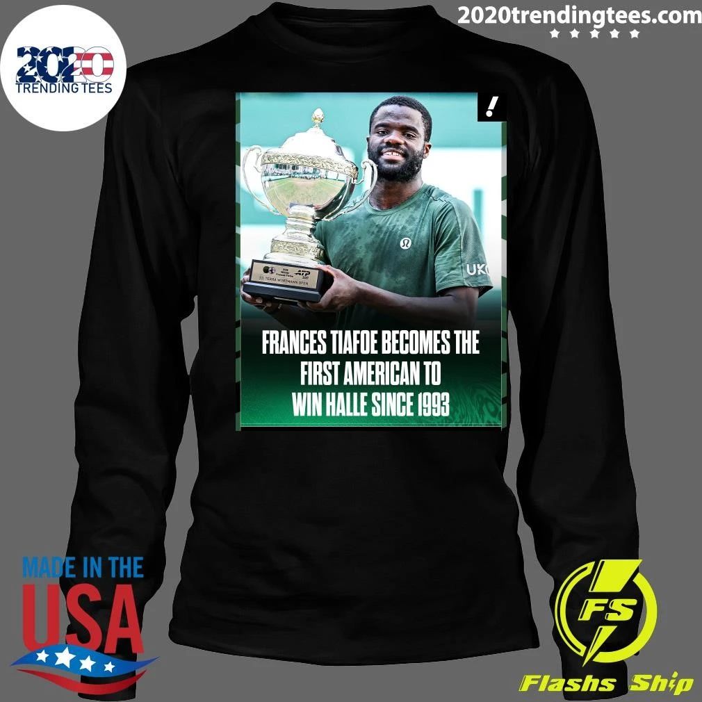 Frances Tiafoe Becomes The First American To Win Halle Since 1993 Shirt