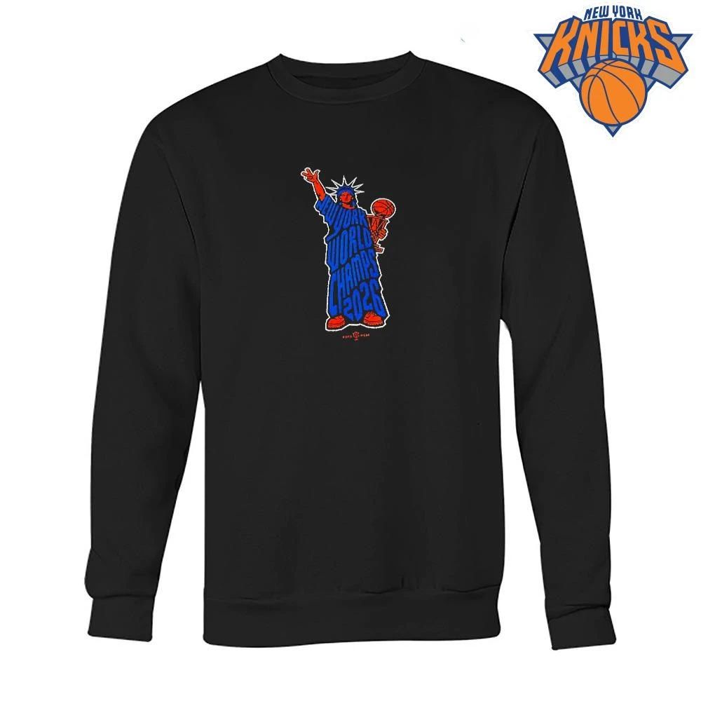 New York World Champs 2026 Statue Of Liberty Basketball Shirt