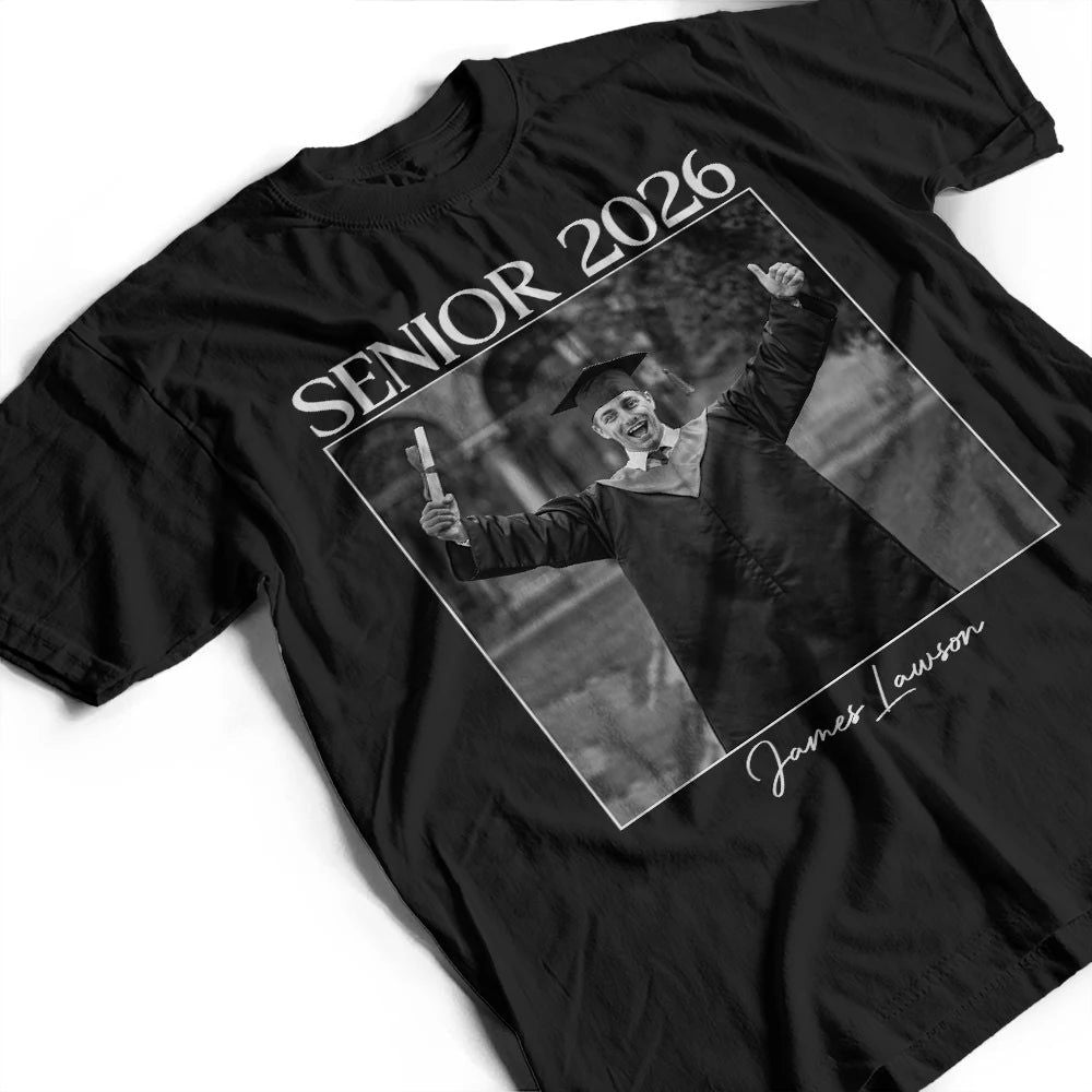 Custom Photo Senior Graduation Gift - Personalized T Shirt