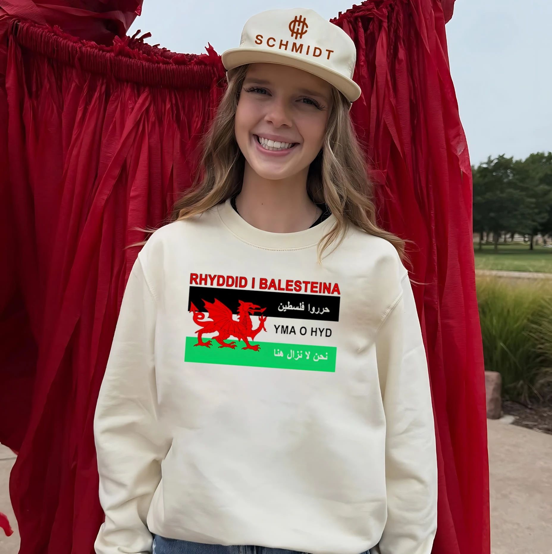 Rhyddid i Balesteina Welsh Pro Palestine Yma o Hyd shirt