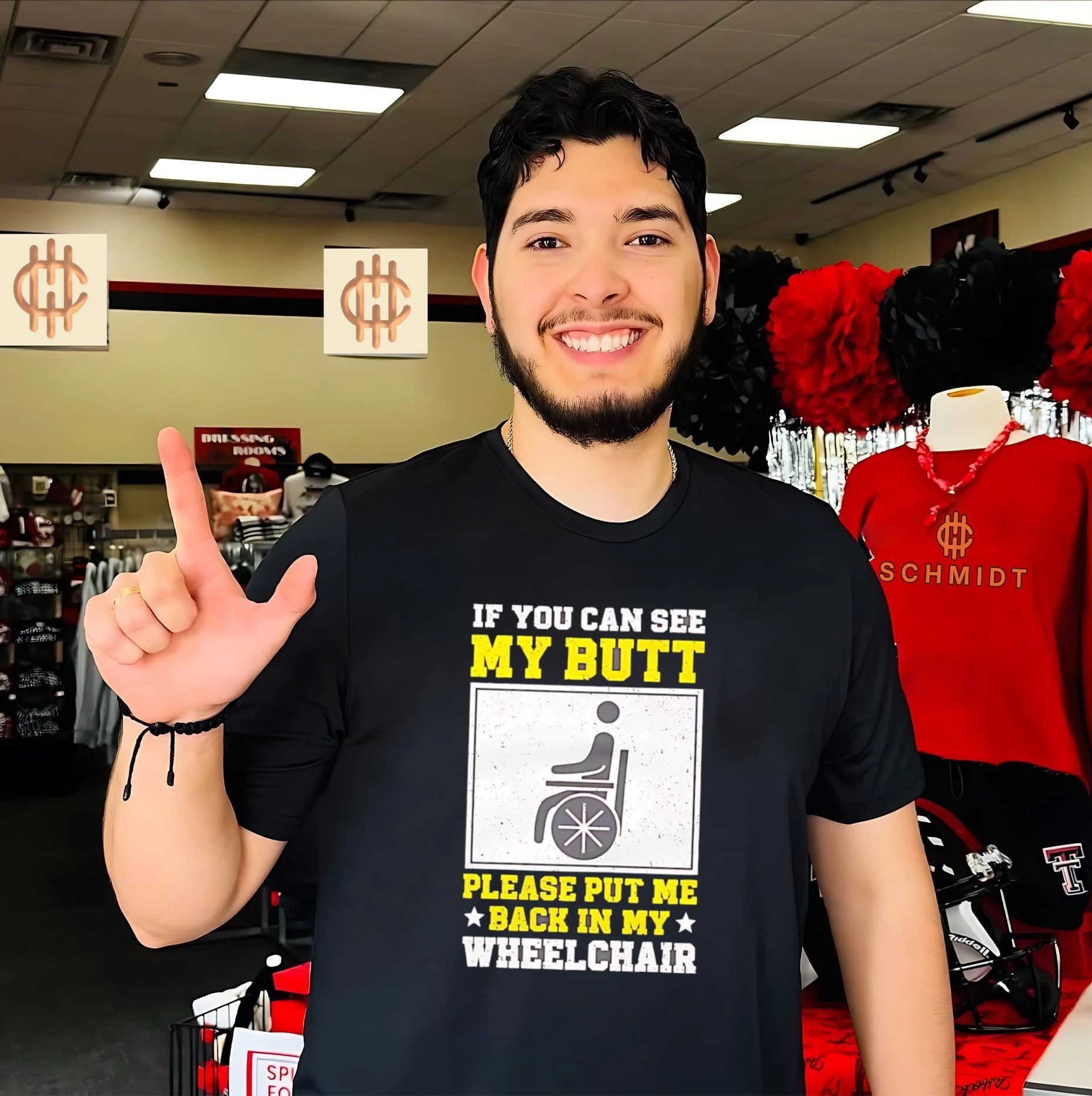 If you can see my butt please put me back in my wheelchair vintage shirt