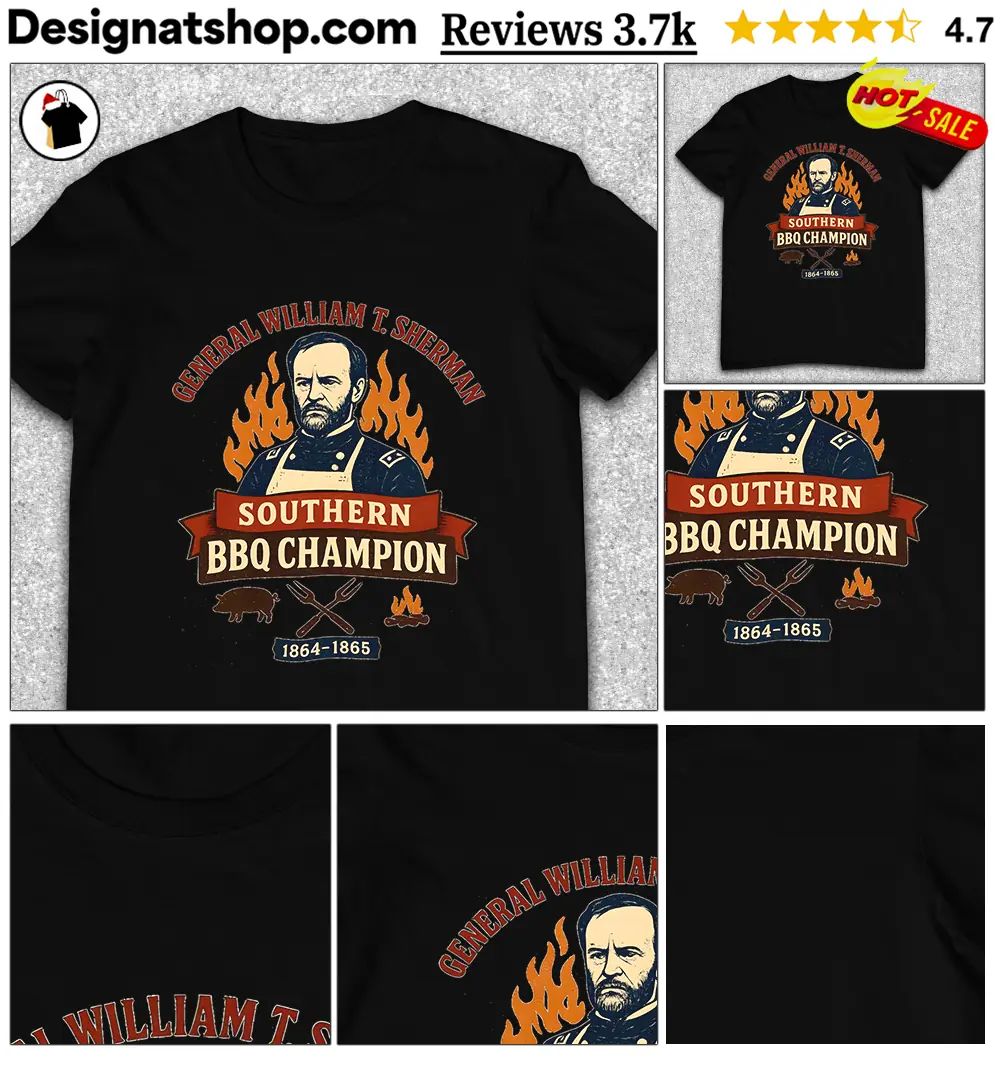 General William T. Sherman Southern BBQ Champion shirt