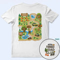 Dinosaur Road Car Race Track Tired Dad Club Funny - Personalized T Shirt