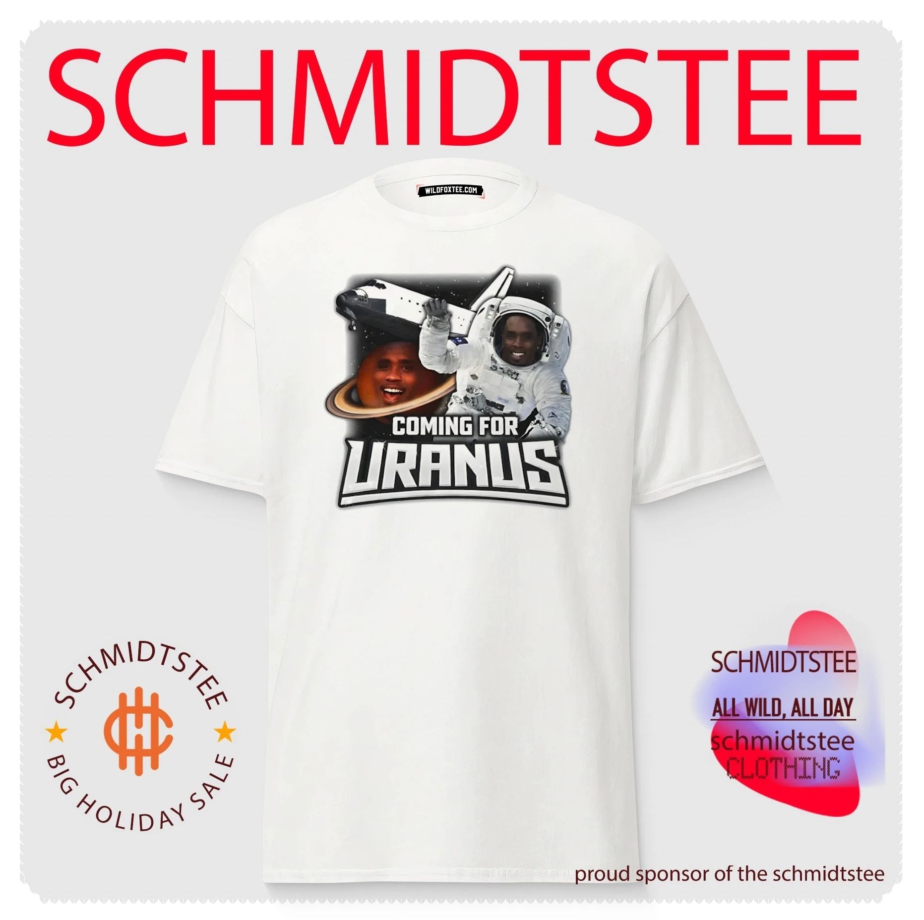Coming for Uranus retro space shirt