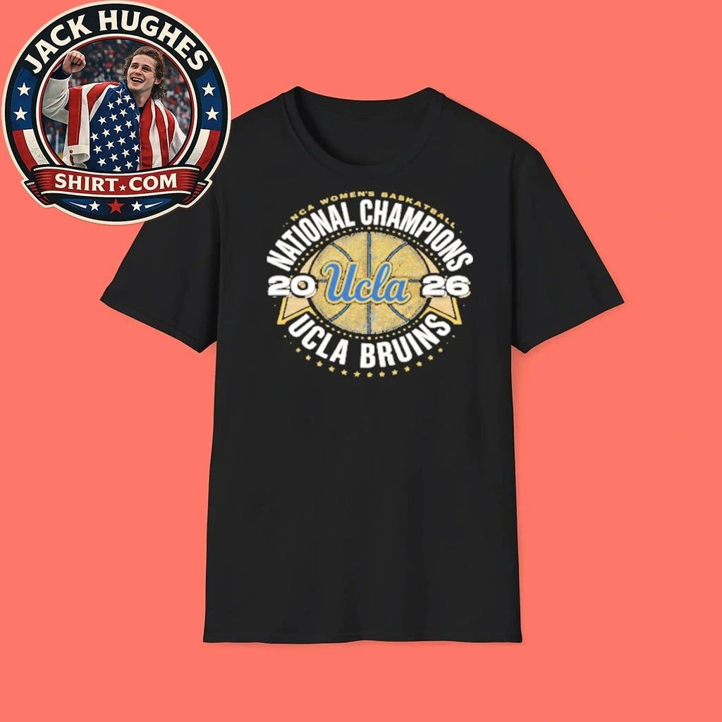 Original Ucla Bruins Women’s Basketball Ncaa 2026 National Champions Logo Graphic T-Shirt