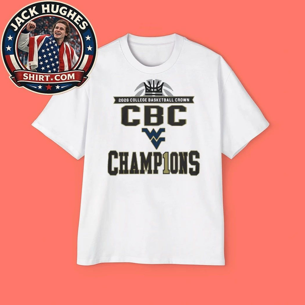 WVU Mountaineers 2026 College Basketball Crown Champions Shirt