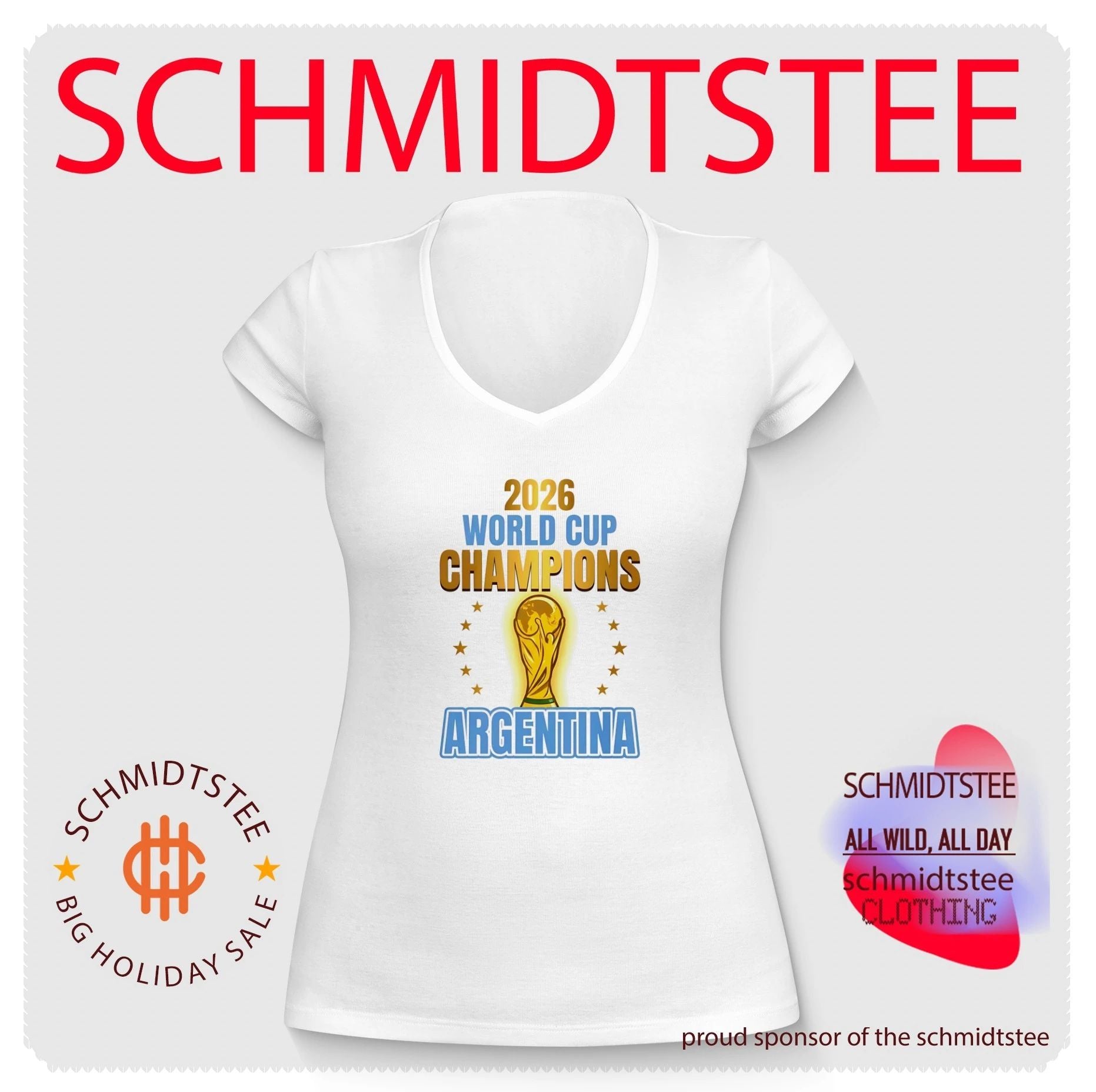 2026 World Cup Champions Argentina Football Soccer shirt