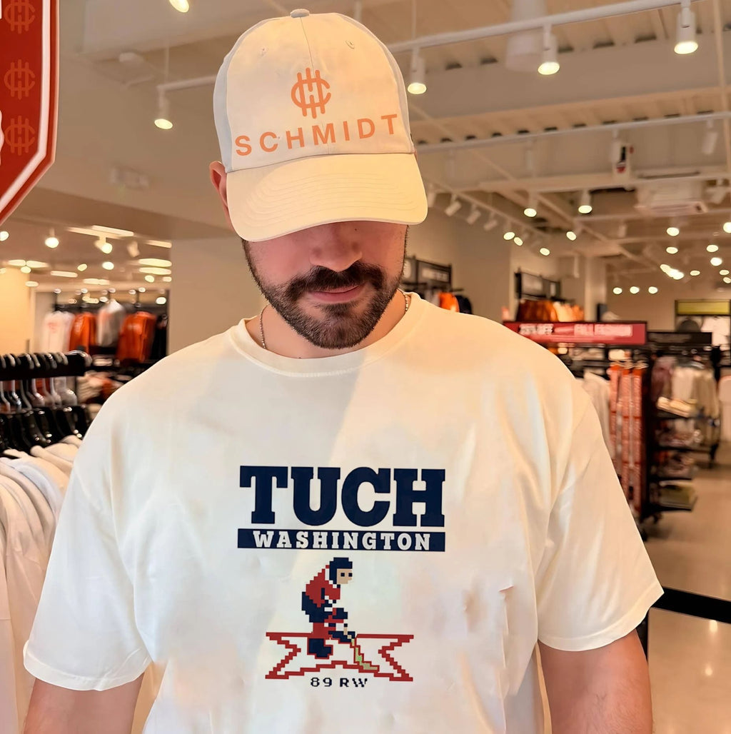 Alex Tuch Washington Retro Hockey NHL 8-bit shirt