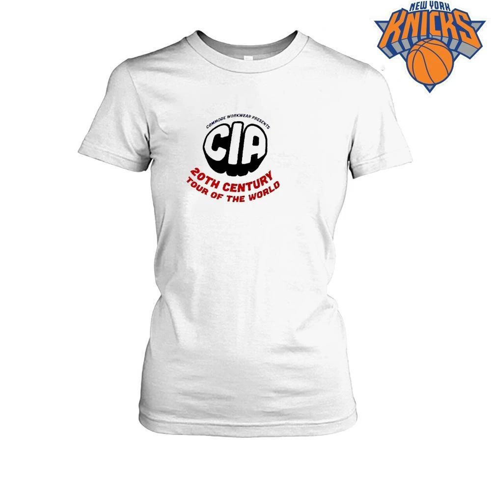Commode Workwear Presents CIA 20th Century Tour Of The World Retro Shirt
