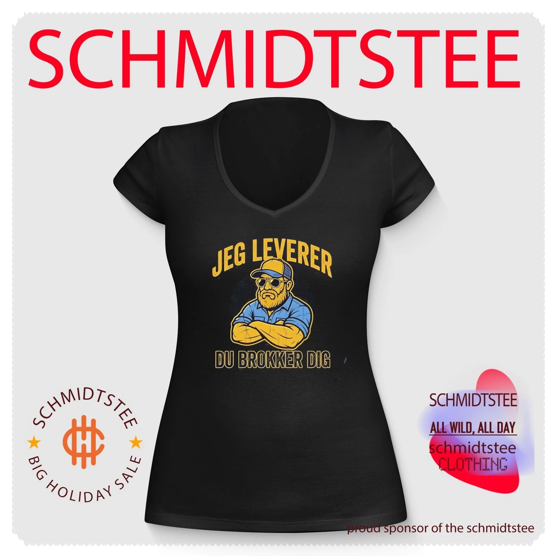 Jeg leverer du brokker dig vintage shirt