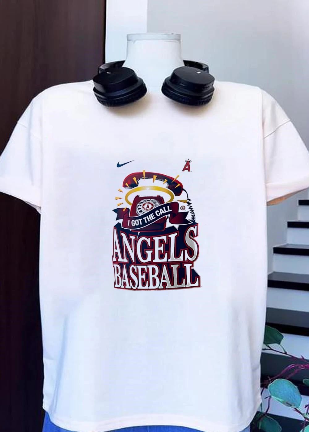 I Got the Call Angels Baseball Shirt