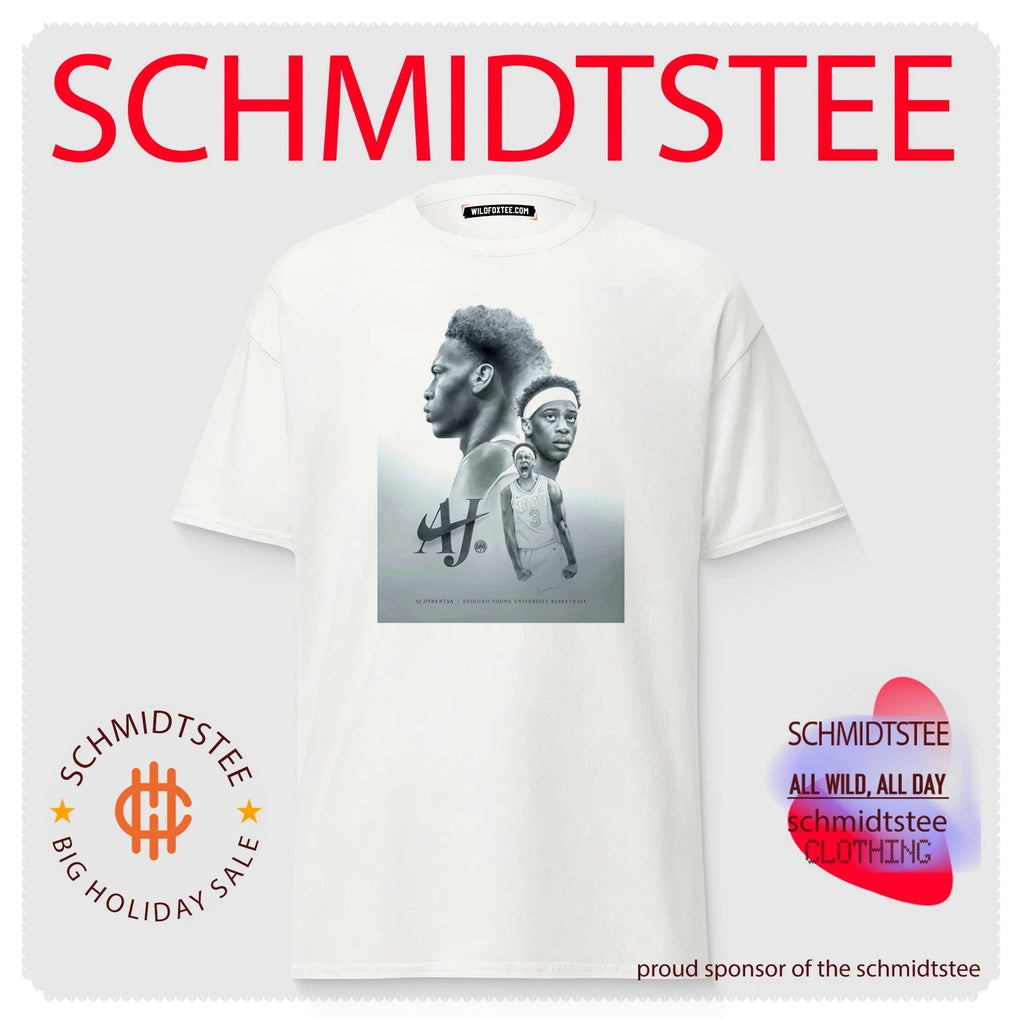 AJ Dybantsa Brigham Young University Basketball Portrait shirt