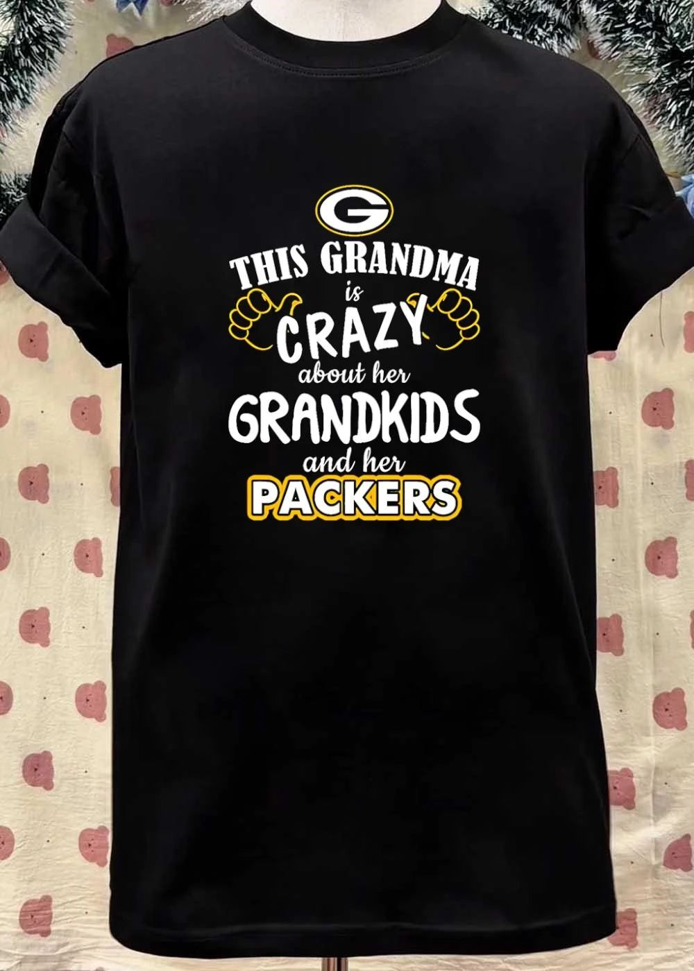 Green Bay Packers This Grandma Is Crazy About Her Grandkids shirt