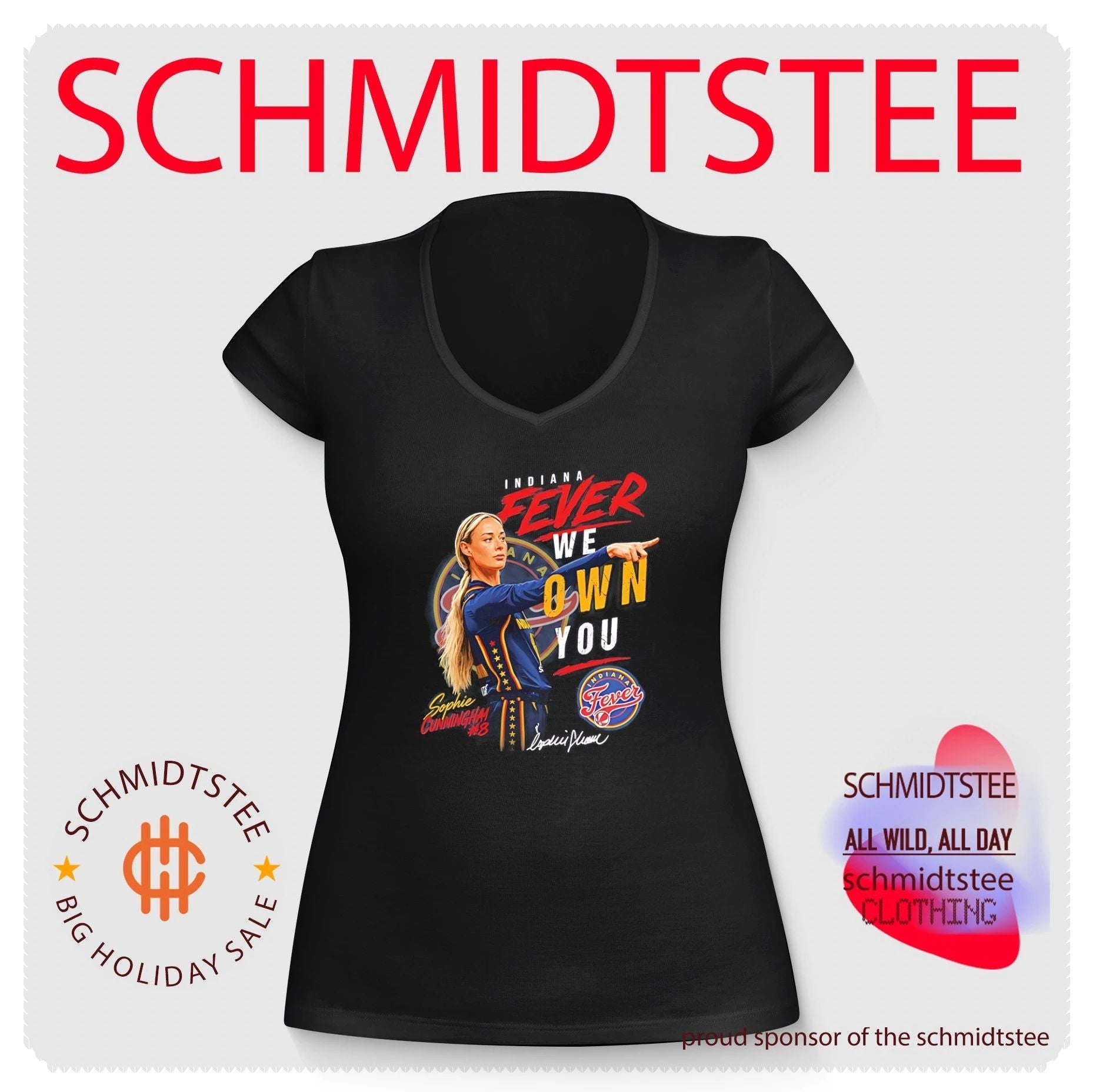 Indiana Fever Sophie Cunning Ham we own you potrait shirt