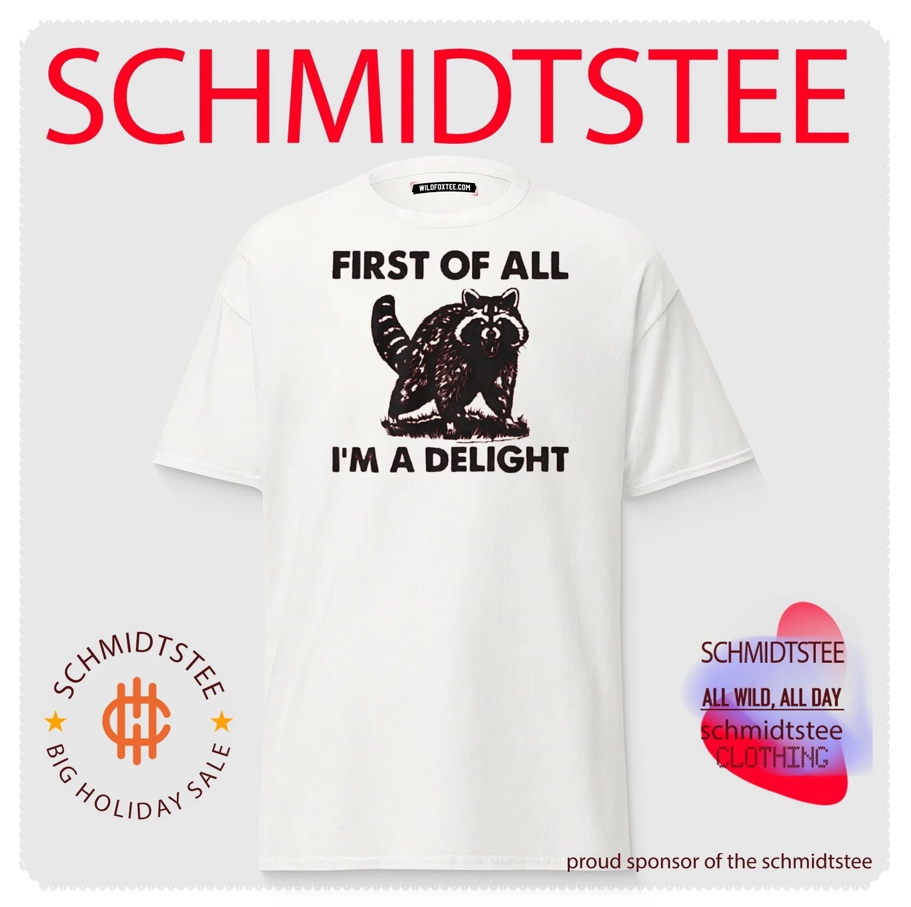 First of all I’m a Delight Raccoon Shirt