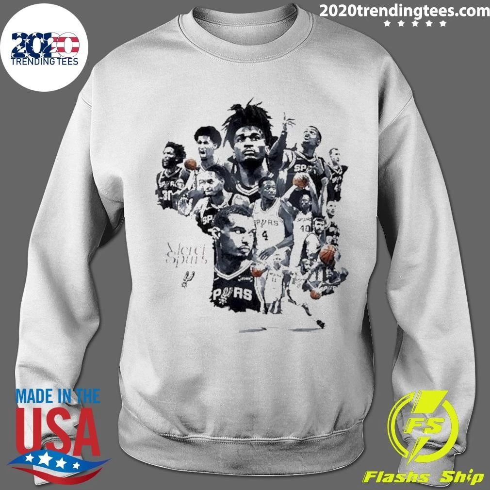 Merci Les Spurs Victor Wembanyama San Antonio Nba 2026 Shirt