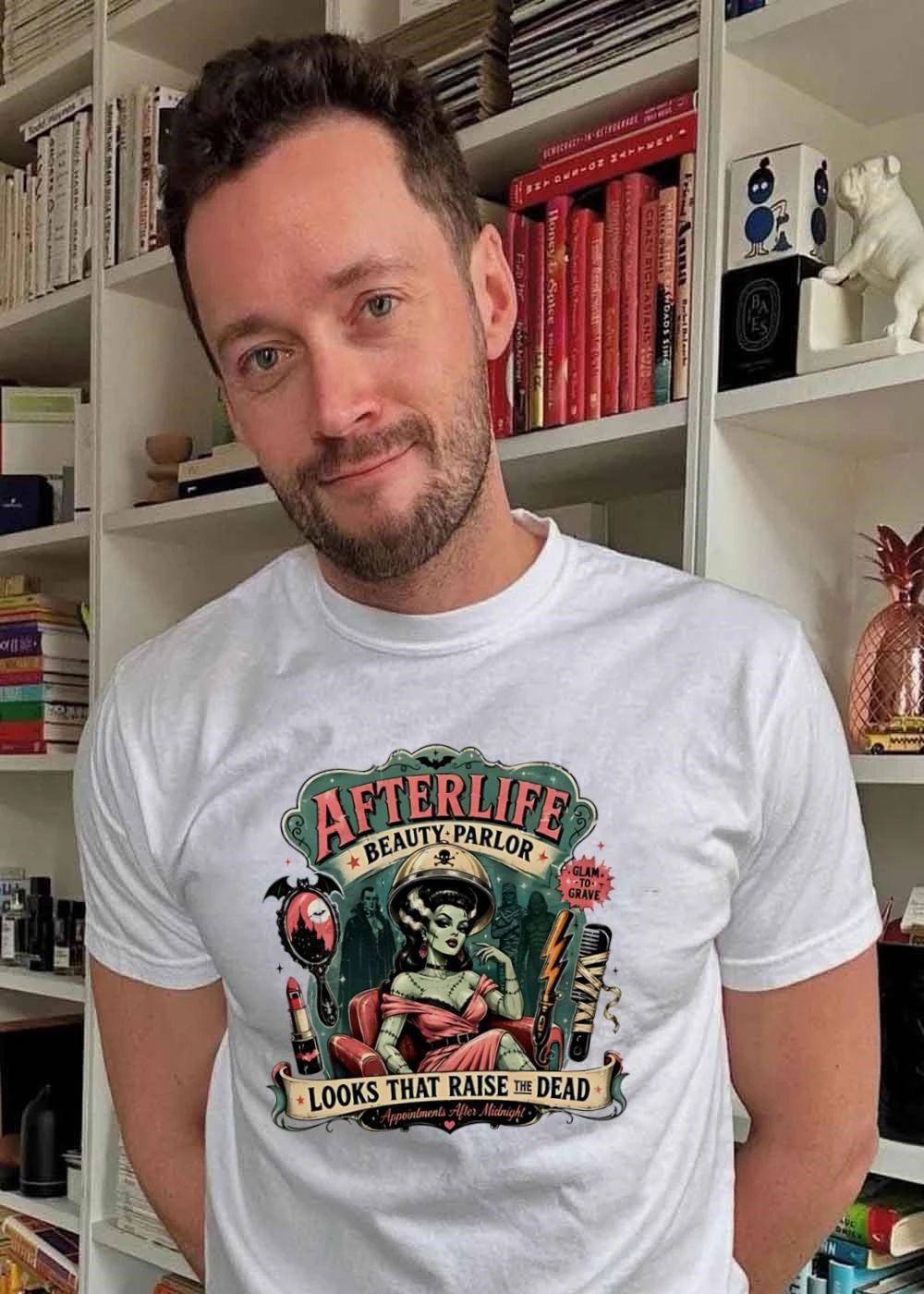 Afterlife Beauty Parlor Looks That Raise the Dead Glam to Grave T-Shirt