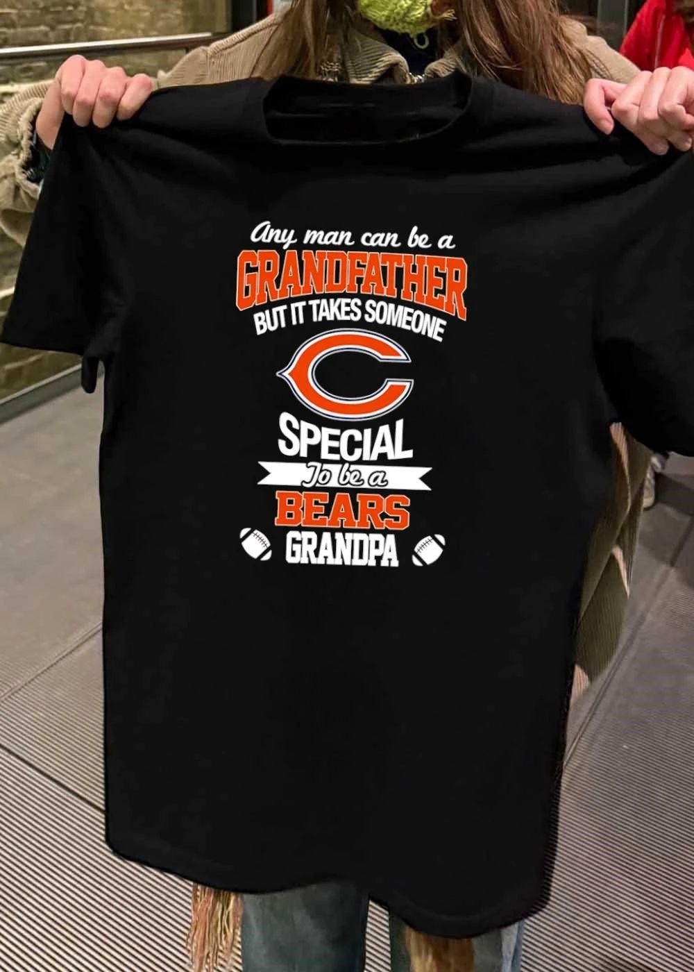 Any Man Can Be a Grandfather but It Takes Someone Special to Be a Bears Grandpa shirt