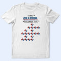 Crossword This Grandpa Belongs To Kids - Personalized T Shirt
