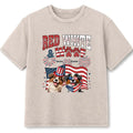 Red White Woof - Personalized Vintage Washed T Shirt