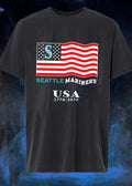 Apparel Seattle Mariners Flag USA 1776-2026 T-Shirt