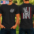 Metal Effect Best Dad Grandpa Ever - Personalized T Shirt