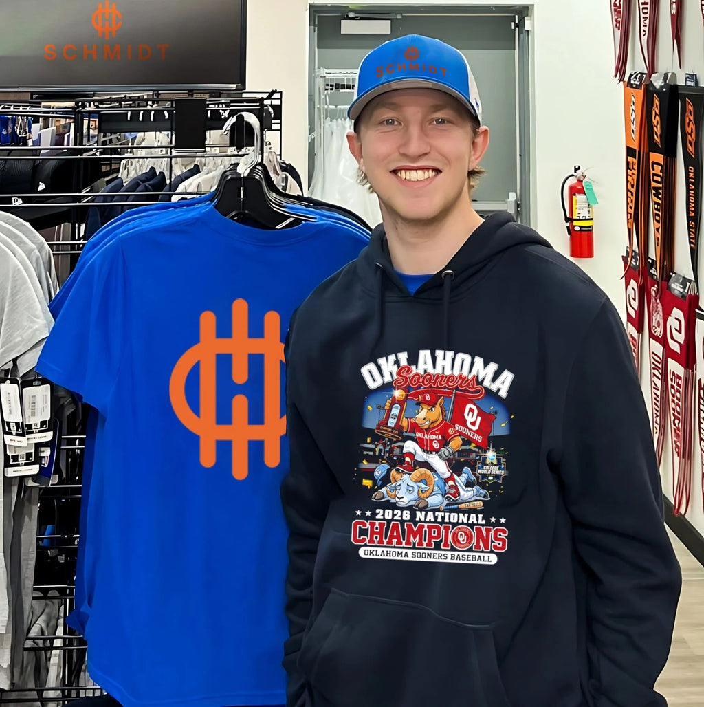 Oklahoma Sooners 2026 National Champions Baseball mascot shirt