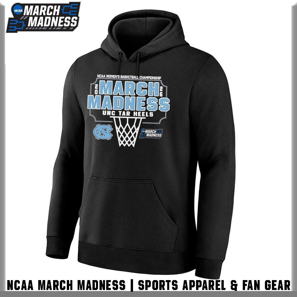 UNC Tar Heels 2026 NCAA Women’s Basketball Tournament March Madness T-Shirt