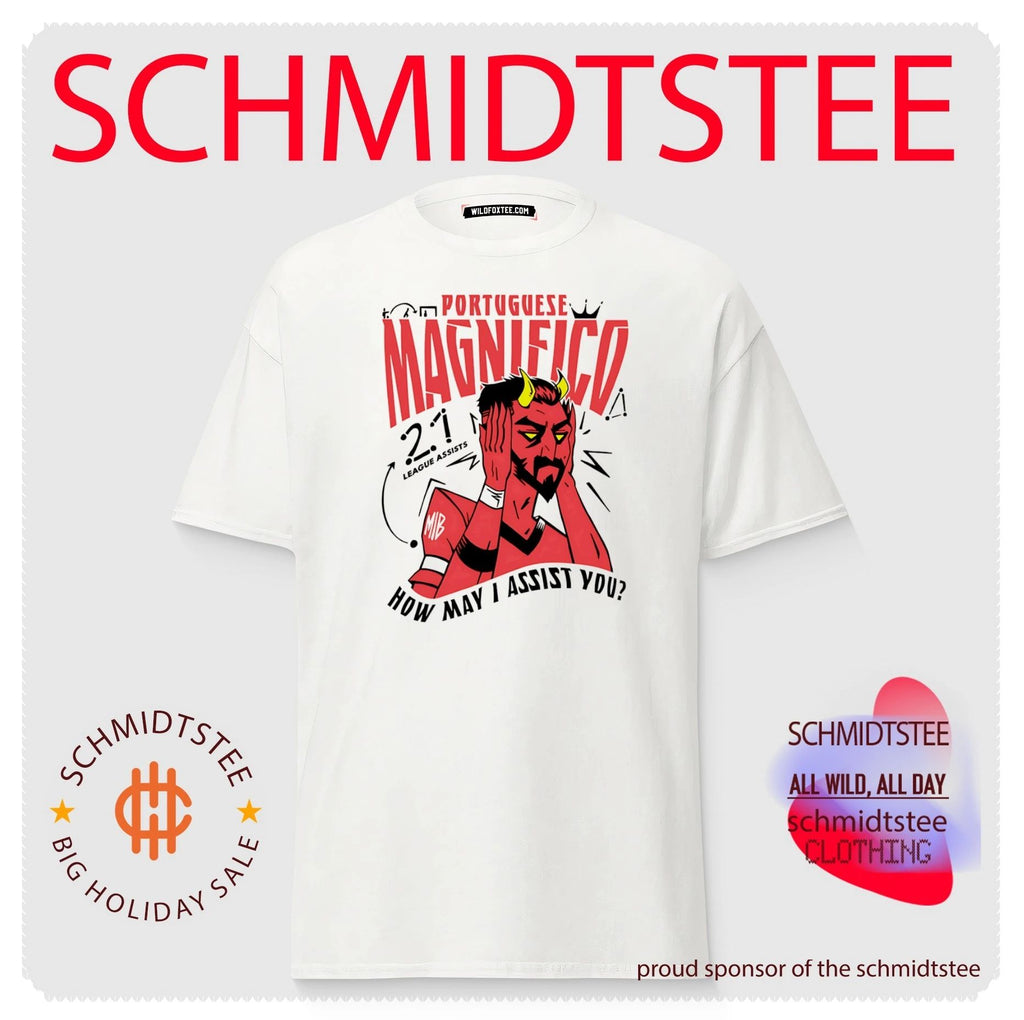 Portuguese Magnifico Bruno Fernandes Manchester United How May I Assist You shirt