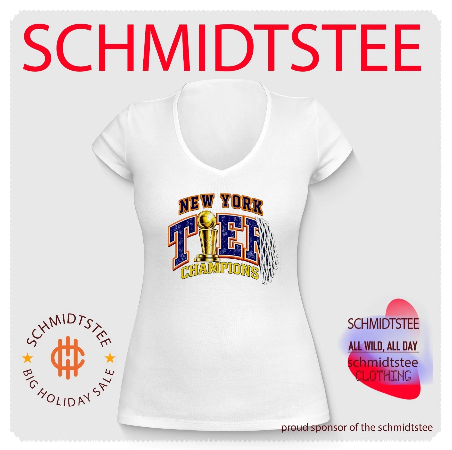 New York Tier Champions championship trophy shirt