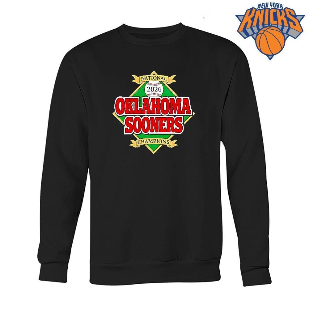 Oklahoma Sooners Baseball Mlb Champions 2026 National Diamond Shirt