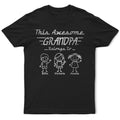 This Grandpa Dad Belongs To Kids Pet Stick Figures - Personalized T Shirt