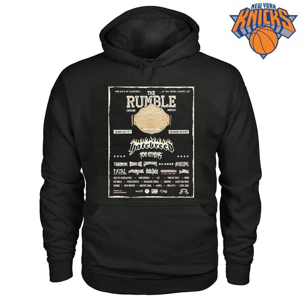 The Rumble Chicago 2026 Hatebreed 100 Demons Heavyweight Wrestling Champion Shirt
