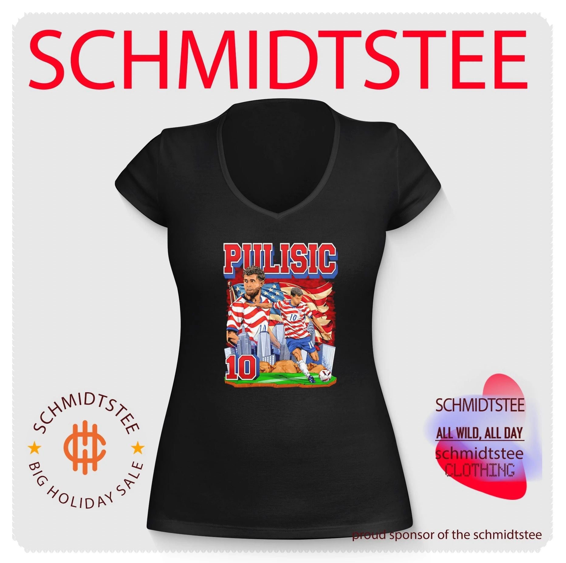 Christian Pulisic USMNT Soccer Star Number 10 art shirt