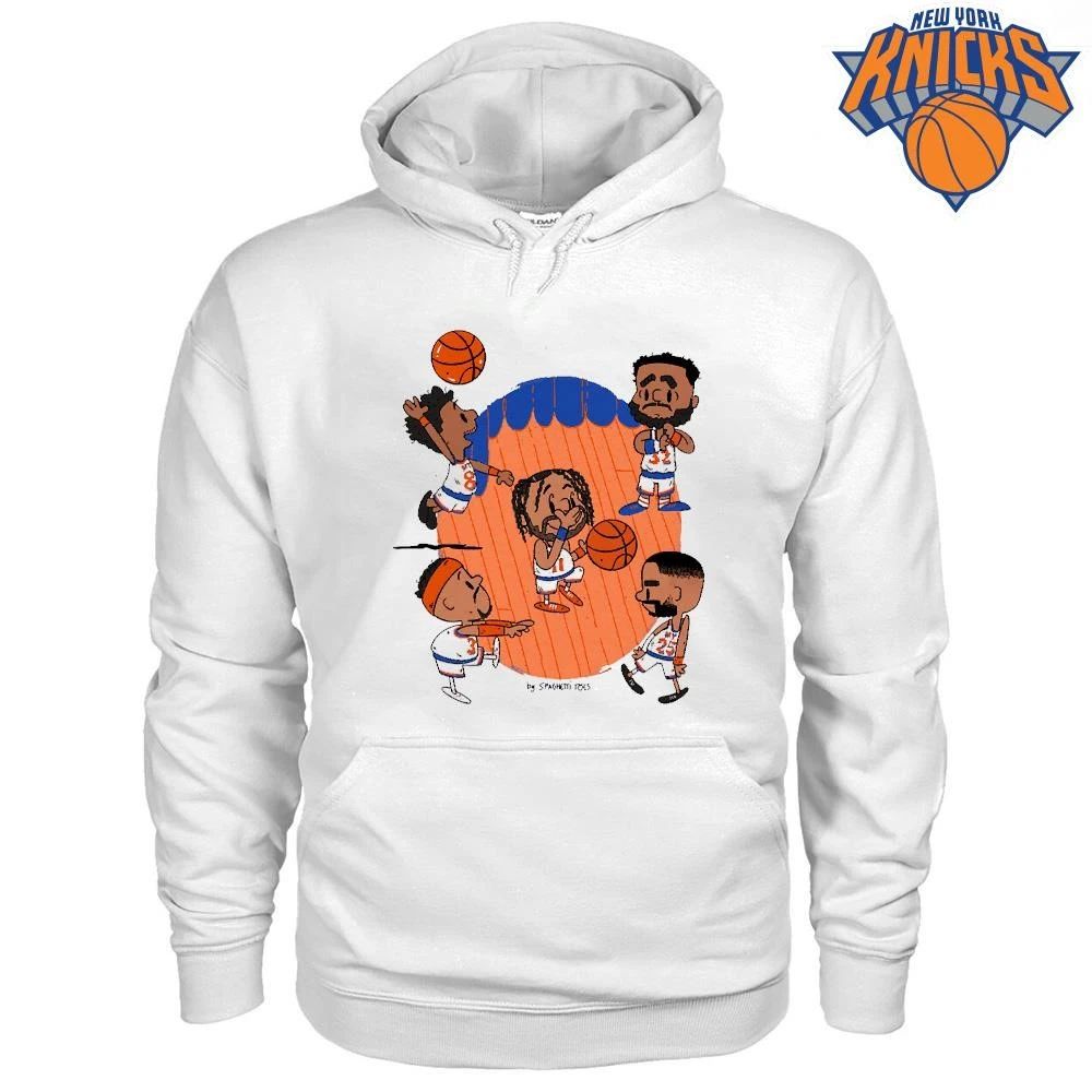 Knicks Champions NBA 2026 Cartoon Players Shirt