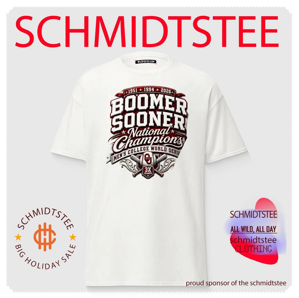 Oklahoma Sooners Boomer Sooner College World Series Champions 3 Time 1951 1994 2026 shirt