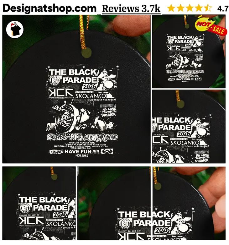 Black Parade My Chemical Romance event concert poster print tee featuring The Black Parade 2026 shirt